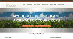 Desktop Screenshot of mycogold.com